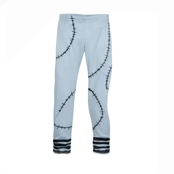 Disney Sally Nightmare‎ Before Christmas Costume Dress Leggings Girls 7/8 - Picture 3 of 11